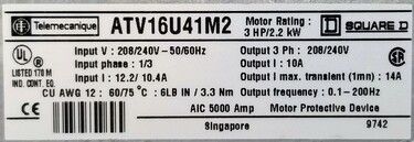 ATV16U41M2 | Schneider Electric AC Drives